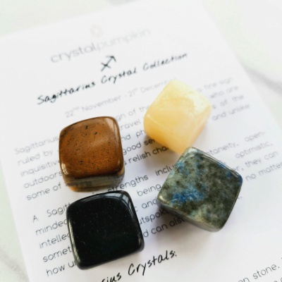 Sagittarius Gemstone Crystal Set